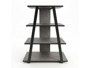 Drewniana szafka pod telewizor „LYNO” – 70 x 41 x 80 cm – szara