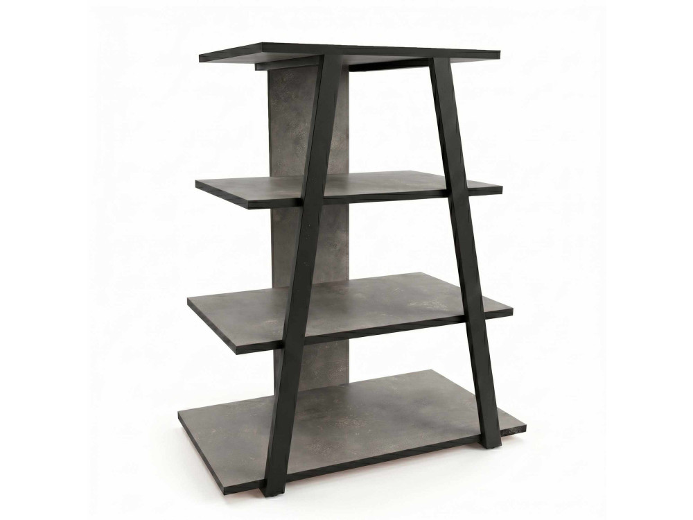 Drewniana szafka pod telewizor „LYNO” – 70 x 41 x 80 cm – szara