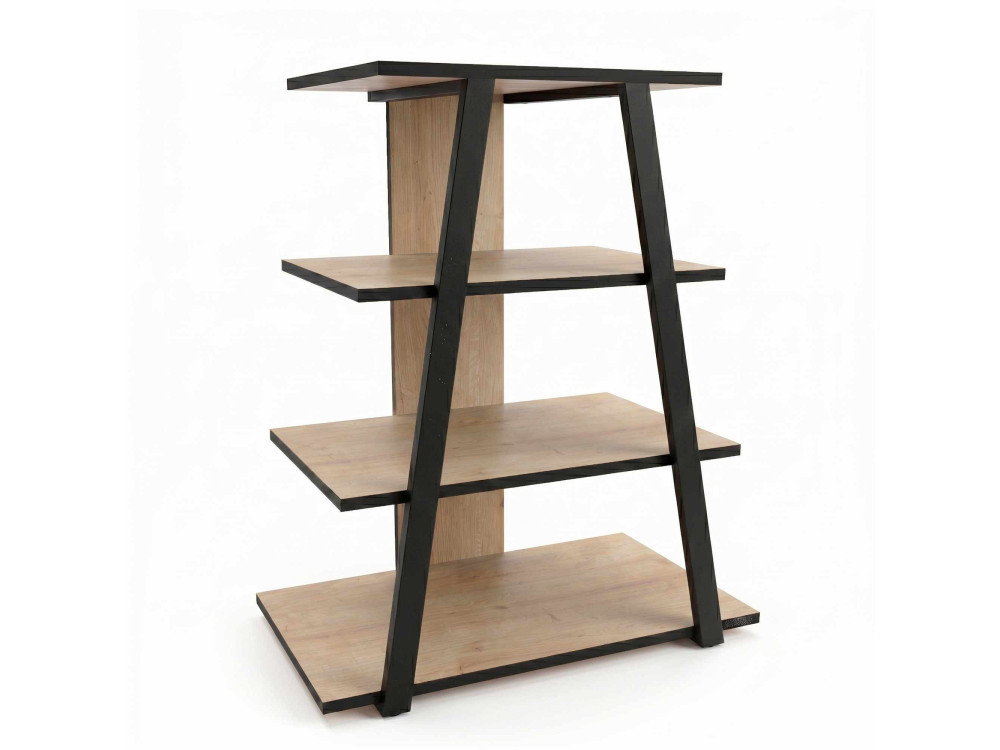 Drewniana szafka pod telewizor „LYNO” – 70 x 41 x 80 cm – beżowa