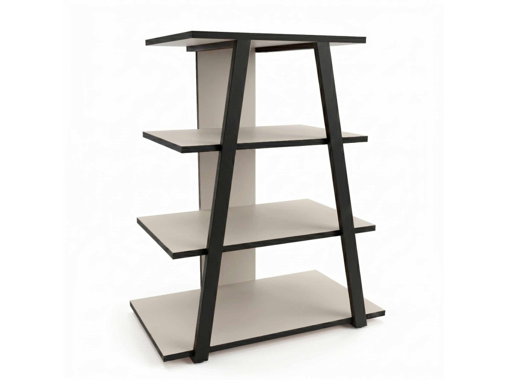 Drewniana szafka pod telewizor „LYNO” – 70 x 41 x 80 cm – szara