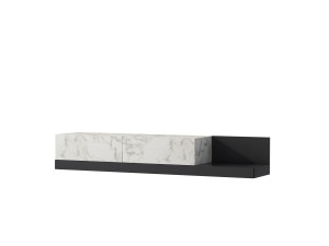 Drewniana szafka pod telewizor „Major” – 180 x 37 x 30 cm – szara