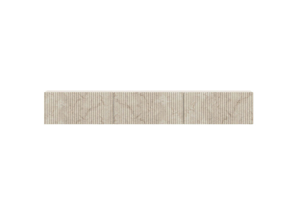 Drewniana szafka pod telewizor „Ada” – 180 x 31 x 29 cm – trawertyn