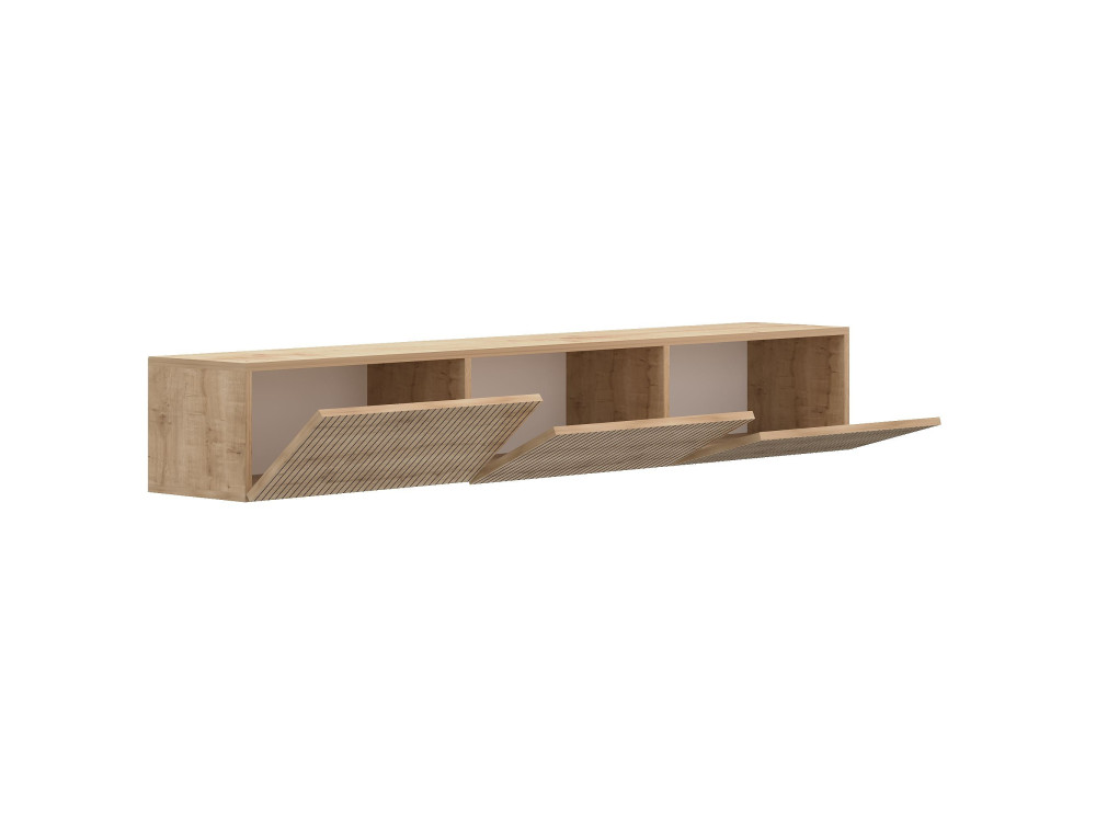 Drewniana szafka pod telewizor „Ada” – 180 x 31 x 29 cm – dąb