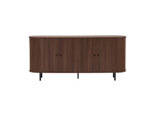 Drewniana konsola „Noble” – 180 x 40 x 80 cm – brązowa
