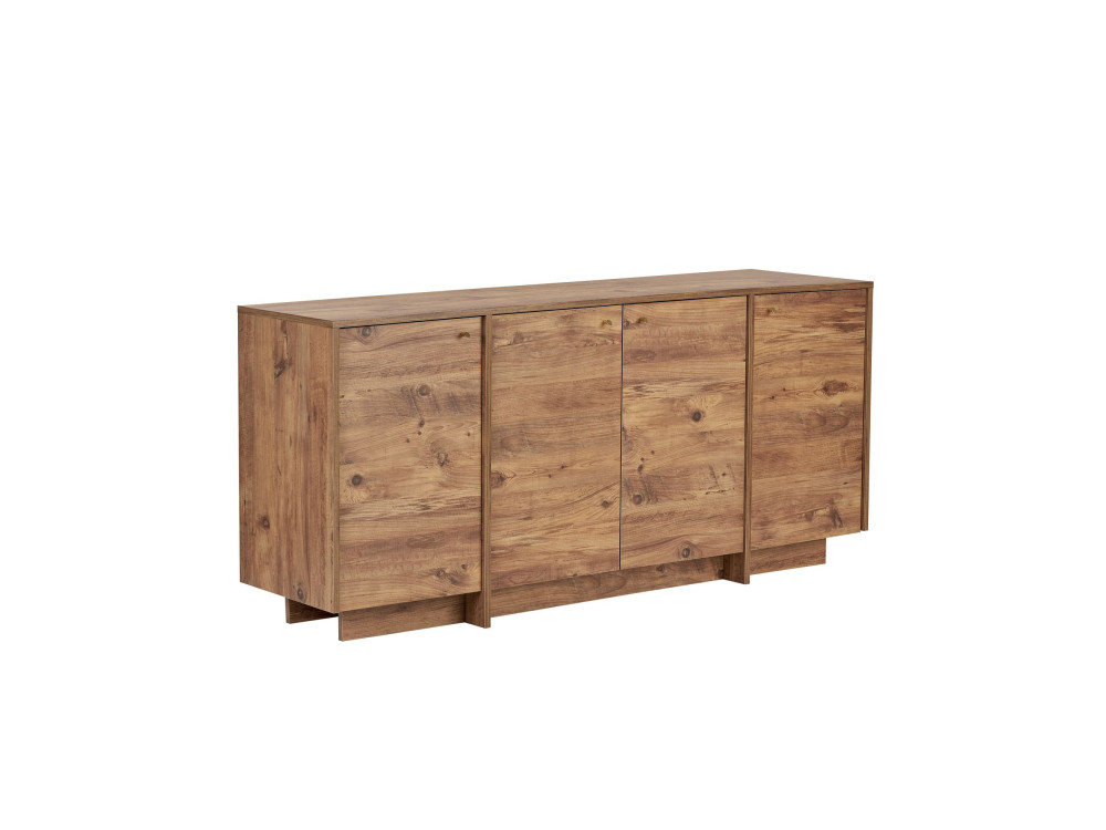 Drewniana konsola „Varen” – 180 x 45 x 82 cm – sosna atlantycka