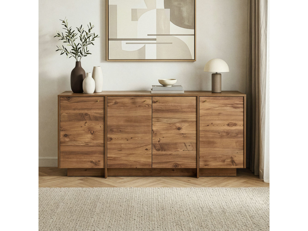 Drewniana konsola „Varen” – 180 x 45 x 82 cm – sosna atlantycka