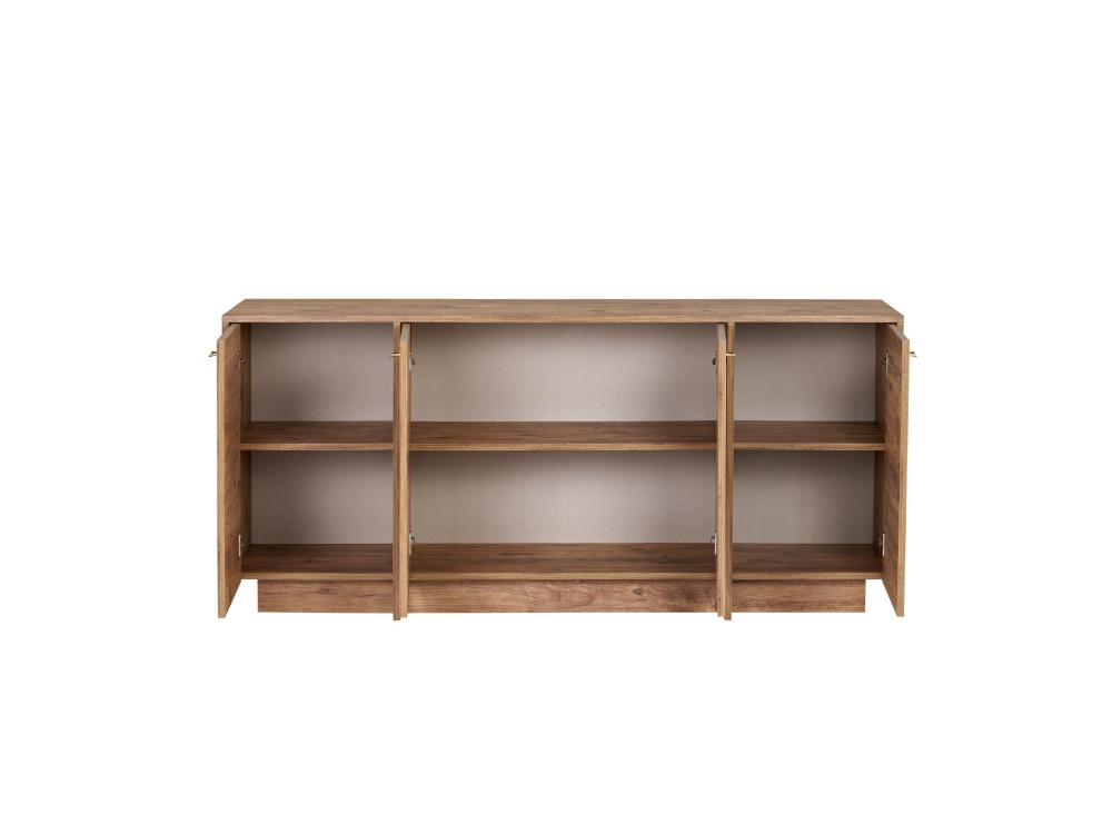 Drewniana konsola „Varen” – 180 x 45 x 82 cm – sosna atlantycka