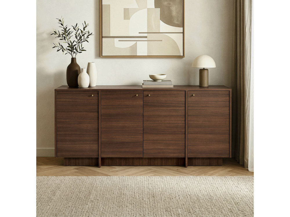 Drewniana konsola „Varen” – 180 x 45 x 82 cm – orzech