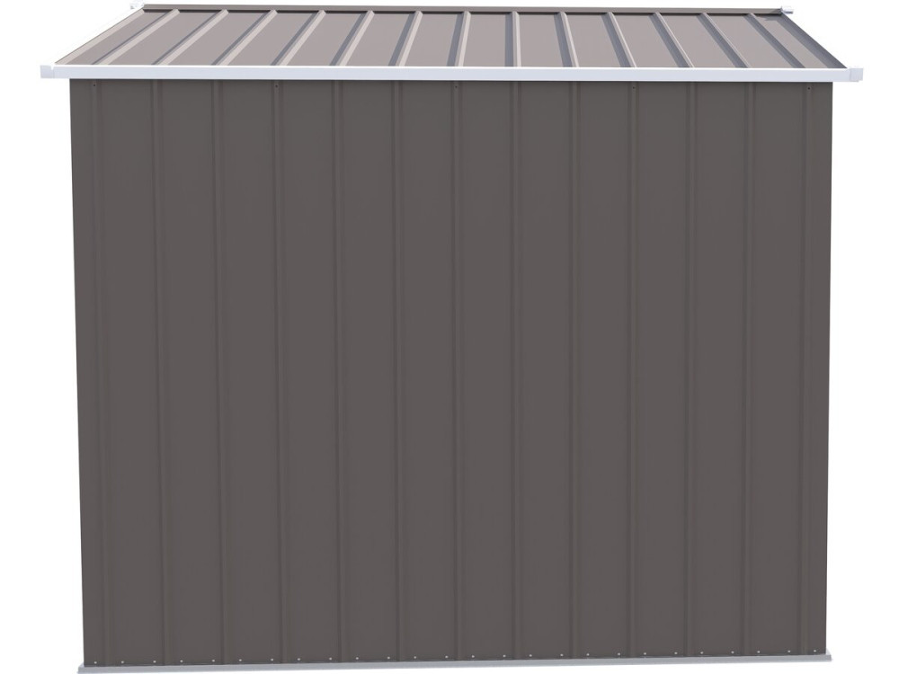 Metalowa altana ogrodowa „Dallas” – 4,12 m² – kolor taupe
