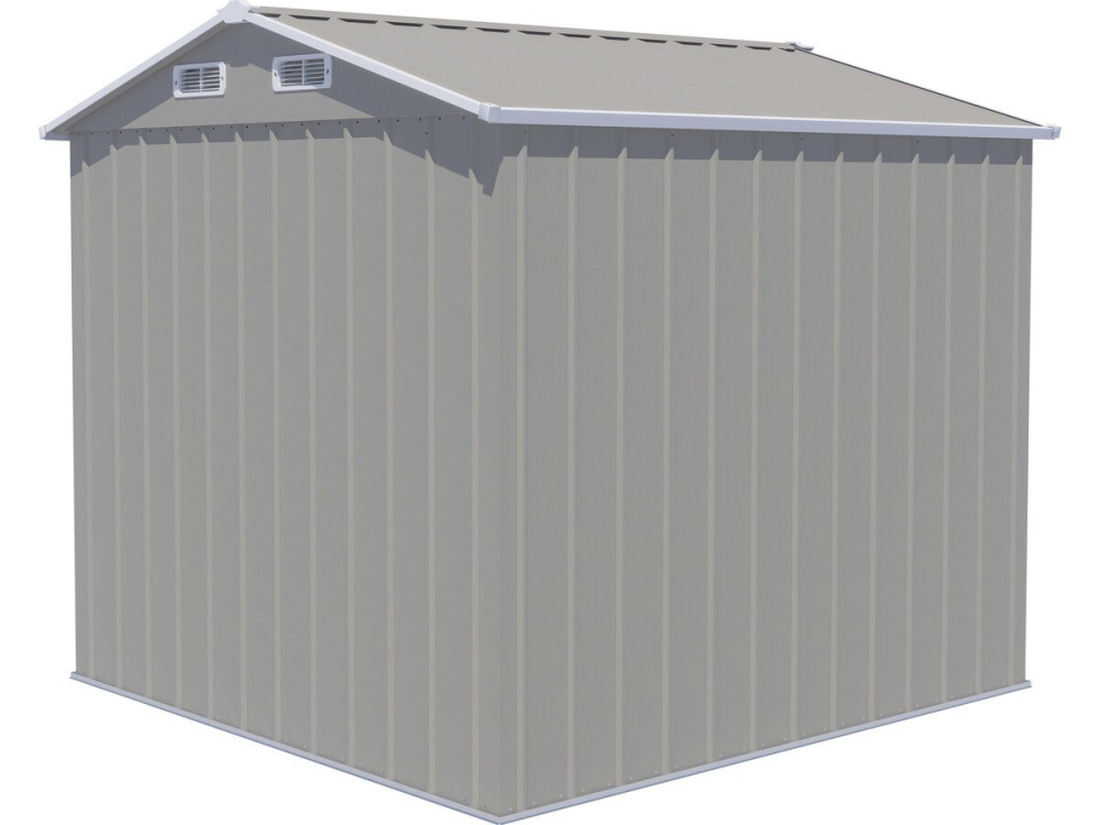 Metalowa szopa ogrodowa „Nebraska” – 4,12 m² – szara