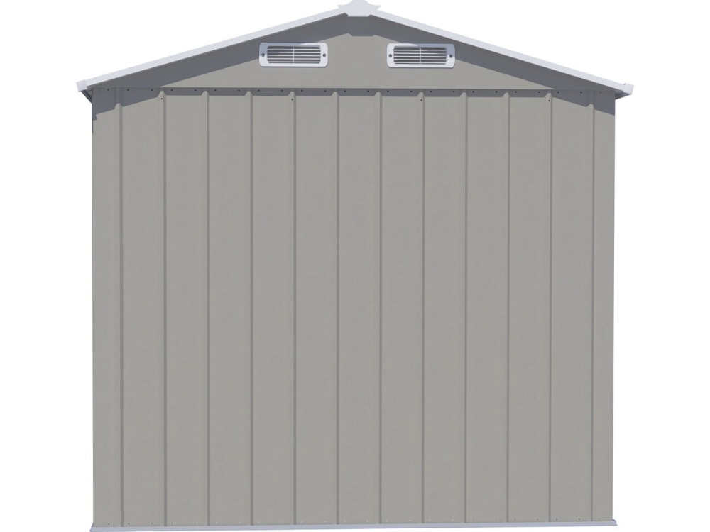 Metalowa szopa ogrodowa „Nebraska” – 4,12 m² – szara