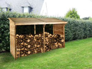 Wiata na drewno - 3.08 m² - 2.80 x 1.10 x 1.85 m- 5 metrów szeciennych drewna 2
