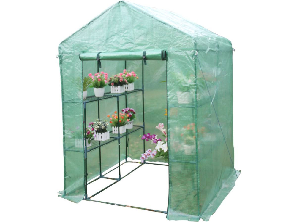 SZKLARNIA NA POMIDORY PETUNIA - 2.04 M² - 1.43 X 1.43 X 1.95