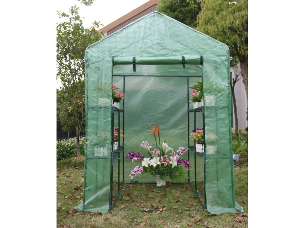 SZKLARNIA NA POMIDORY PETUNIA - 2.04 M² - 1.43 X 1.43 X 1.95