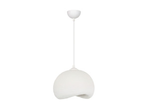 Metalowa lampa wisząca „Yontu” – 34 x 29 x 120 cm – biała