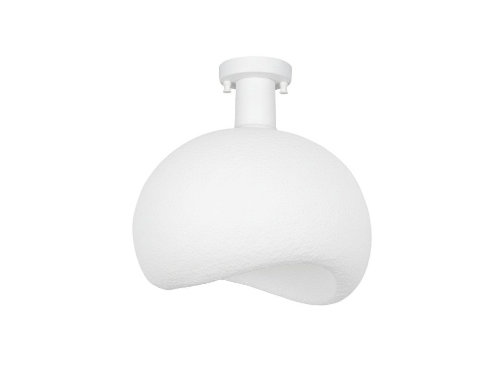 Metalowa lampa sufitowa „Yontu” – 34 x 29 x 33 cm – biała