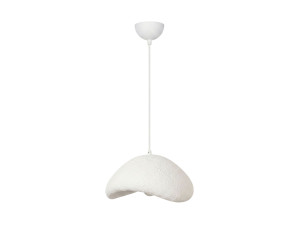 Metalowa lampa wisząca „Luna” – 42 x 37 x 120 cm – biała