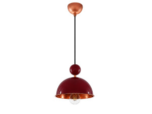 Metalowa lampa wisząca „Bubble” – 21 x 21 cm – bordowy