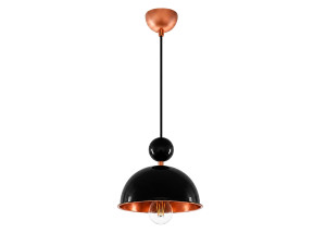 Metalowa lampa wisząca „Bubble” – 21 x 21 cm – czarna
