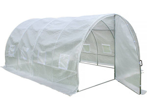 Szklarnia-tunel ogrodowy "Mimosa" z drzwiami - 180 g/m² - 12 m² - 4 x 3 x 2 m