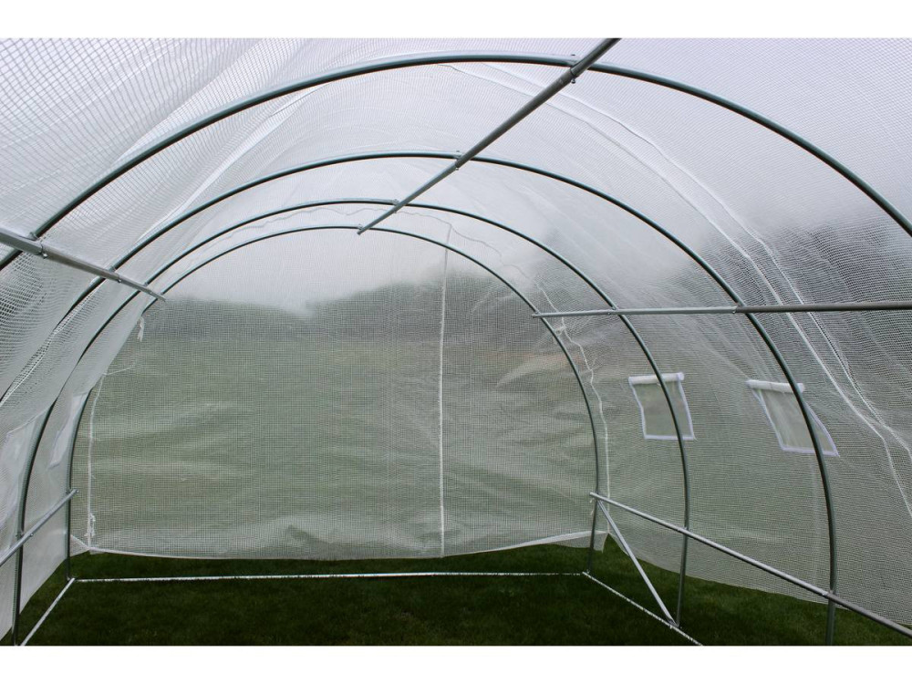 Szklarnia-tunel ogrodowy "Mimosa" z drzwiami - 180 g/m² - 12 m² - 4 x 3 x 2 m