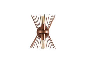 Metalowa kinkiet „GMN-000010” – 23 x 16 cm – miedź