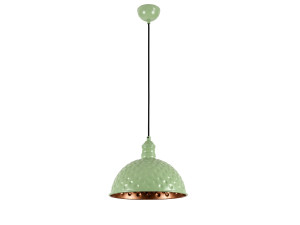 Metalowa lampa wisząca „Echo” – 26 x 26 cm – kolor miętowy