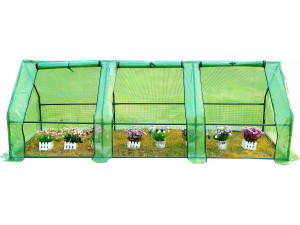 SZKLARNIA NA STELAŻU PETUNIA - 2.43 M² - 2.7 X 0.9 X 0.9 M