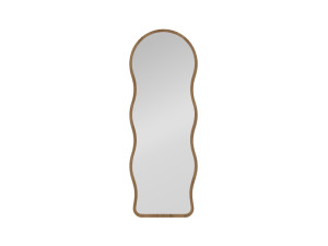 Drewniane lustro stojące „Asial” – 50 x 160 x 2,2 cm – dąb Saphir