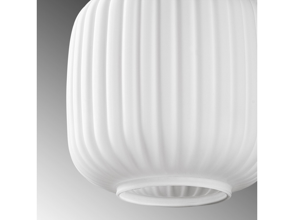 Metalowa lampa wisząca „Asker” – 20 x 20 cm – w kolorze złotym