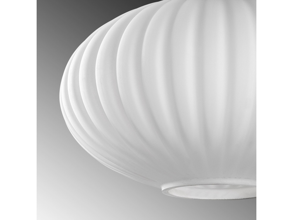 Metalowa lampa wisząca „Asker” – 30 x 30 cm – w kolorze złotym