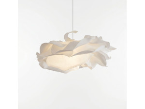 Plastikowa lampa wisząca „MOD0009” – 58 x 58 cm – biała