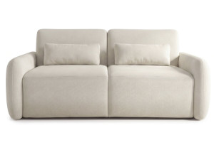 Rozkładana sofa „Aurelie” z systemem ekspresowego rozkładania – materac 18 cm – szerokość miejsca do spania 140 cm – 3-osobowa –