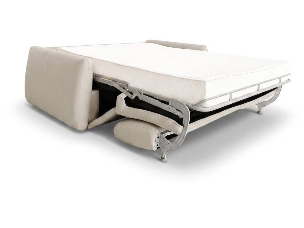 Rozkładana sofa „Aurelie” z systemem ekspresowego rozkładania – materac 18 cm – szerokość miejsca do spania 140 cm – 3-osobowa –