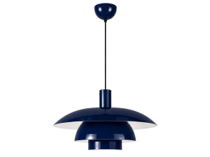 Metalowa lampa wisząca „Layer” – 45 x 45 cm – granatowa