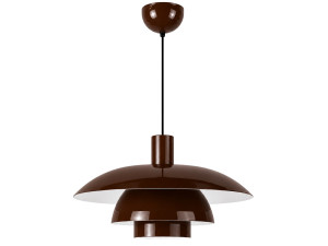 Metalowa lampa wisząca „Layer” – 45 x 45 cm – brązowa