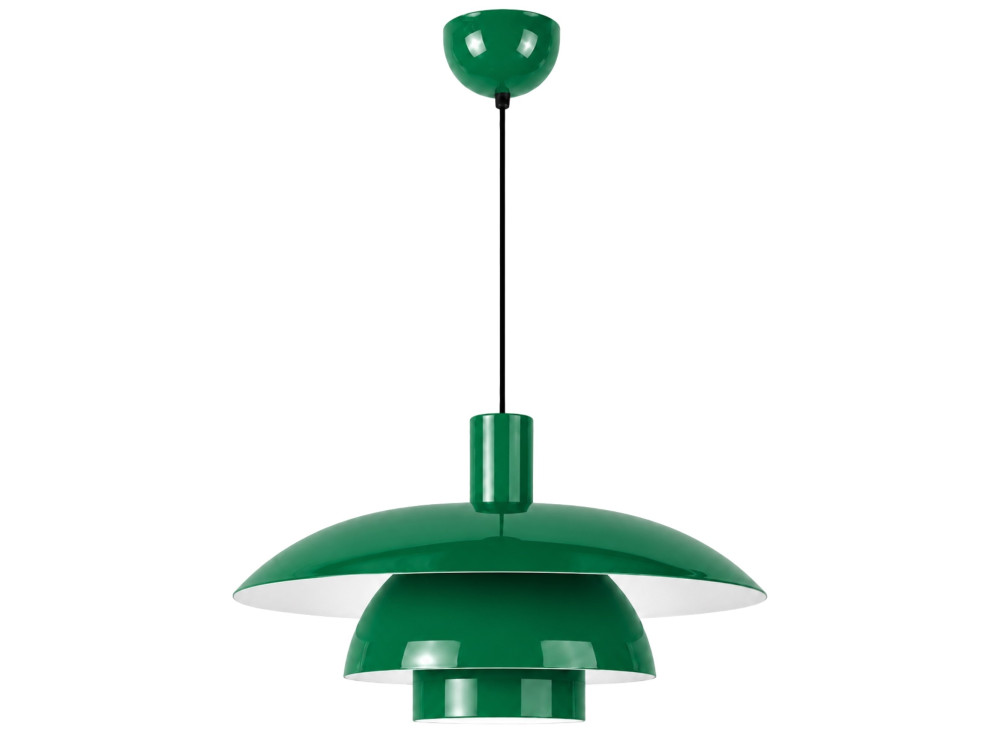 Metalowa lampa wisząca „Layer” – 45 x 45 m – jasnozielona