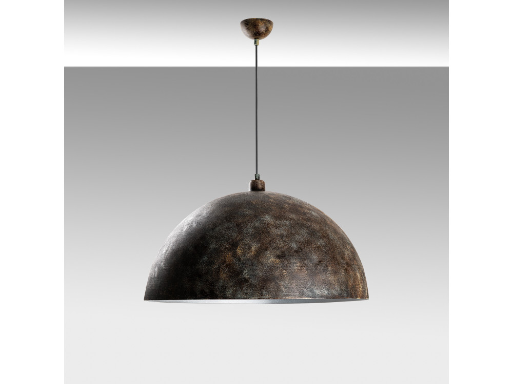 Metalowa lampa wisząca „Kure” – 60 x 60 cm – styl antyczny