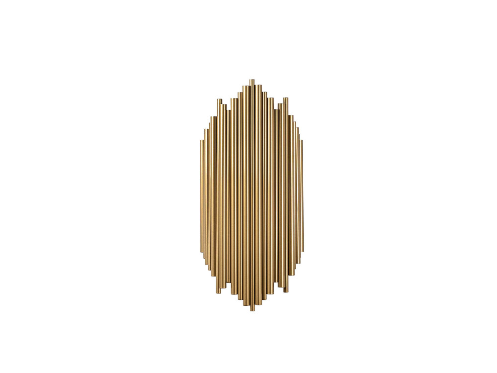 Metalowa kinkiet „Kara” – 18 x 8 cm – żółty