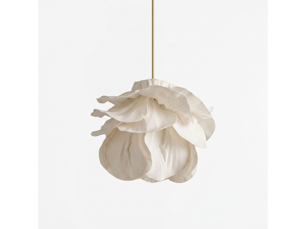 Plastikowa lampa wisząca „MOD0007” – 48 x 48 cm – biała