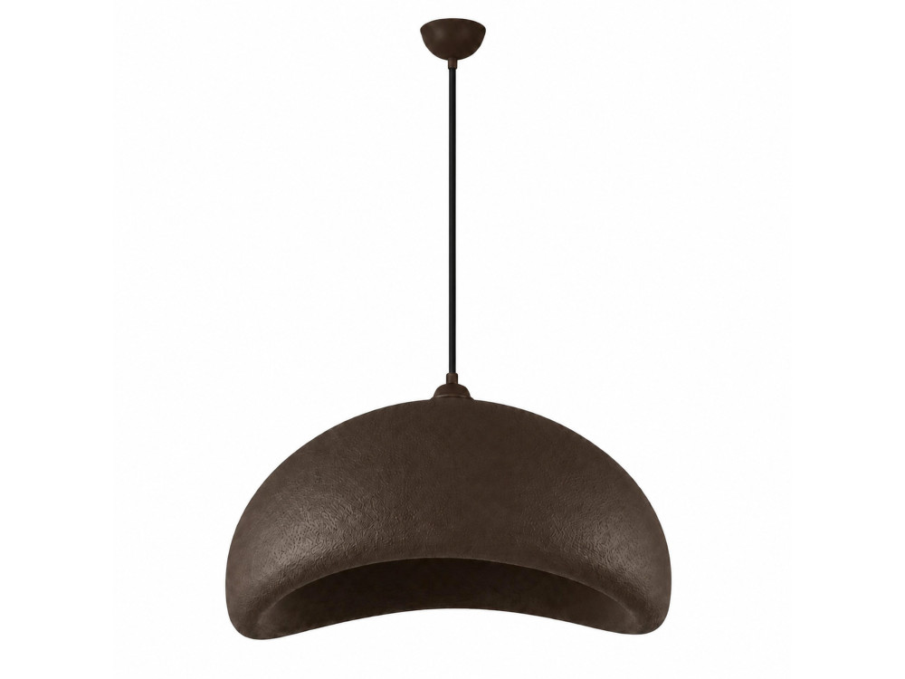 Metalowa lampa wisząca „Vegas” – 64 x 51 cm – brązowa