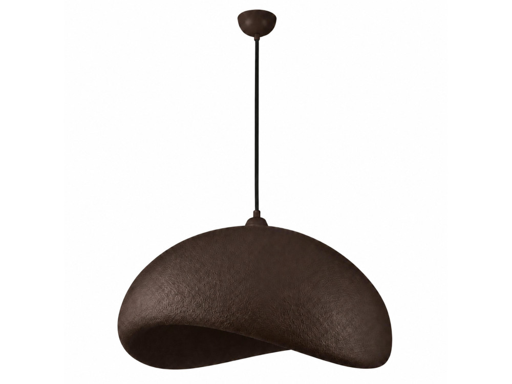 Metalowa lampa wisząca „Vegas” – 64 x 51 cm – brązowa
