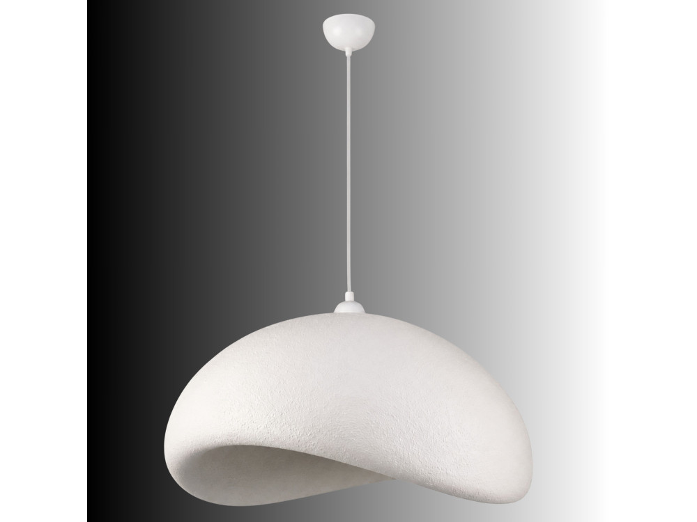 Metalowa lampa wisząca „Vegas” – 64 x 51 cm – biała