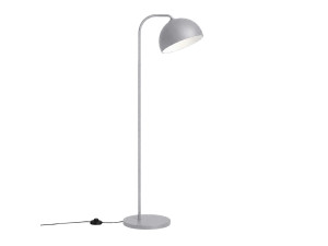 Metalowa lampa podłogowa „Yaka” – 51 x 51 cm – szara