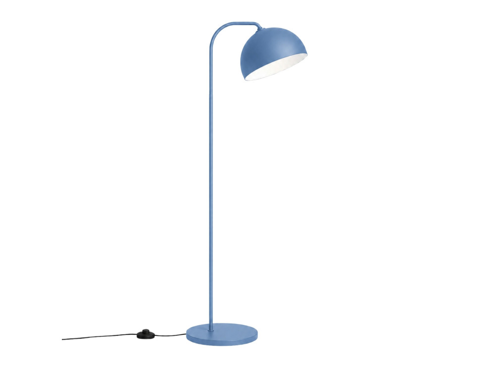 Metalowa lampa podłogowa „Yaka” – 51 x 51 cm – niebieska