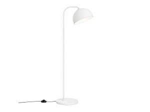 Metalowa lampa podłogowa „Yaka” – 51 x 51 cm – biała