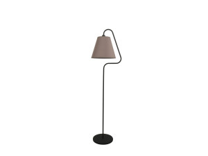 Metalowa lampa podłogowa „Altur” – 45 x 35 x 162 cm – czarna