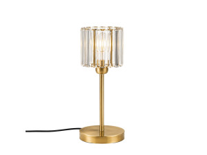 Metalowa lampa stołowa „Yakops” – 17 x 17 x 50 cm – żółta