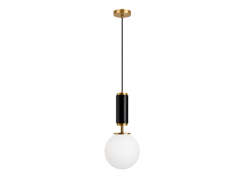 Metalowa lampa wisząca „Moira” – 15 x 15 x 120 cm – czarna
