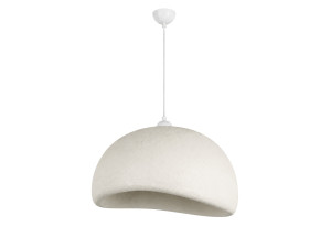 Metalowa lampa wisząca „Beta” – 50 x 40 cm – biała